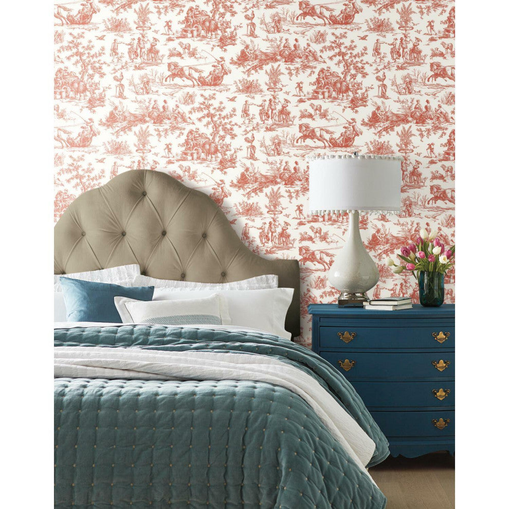 Seasons Toile Wallpaper