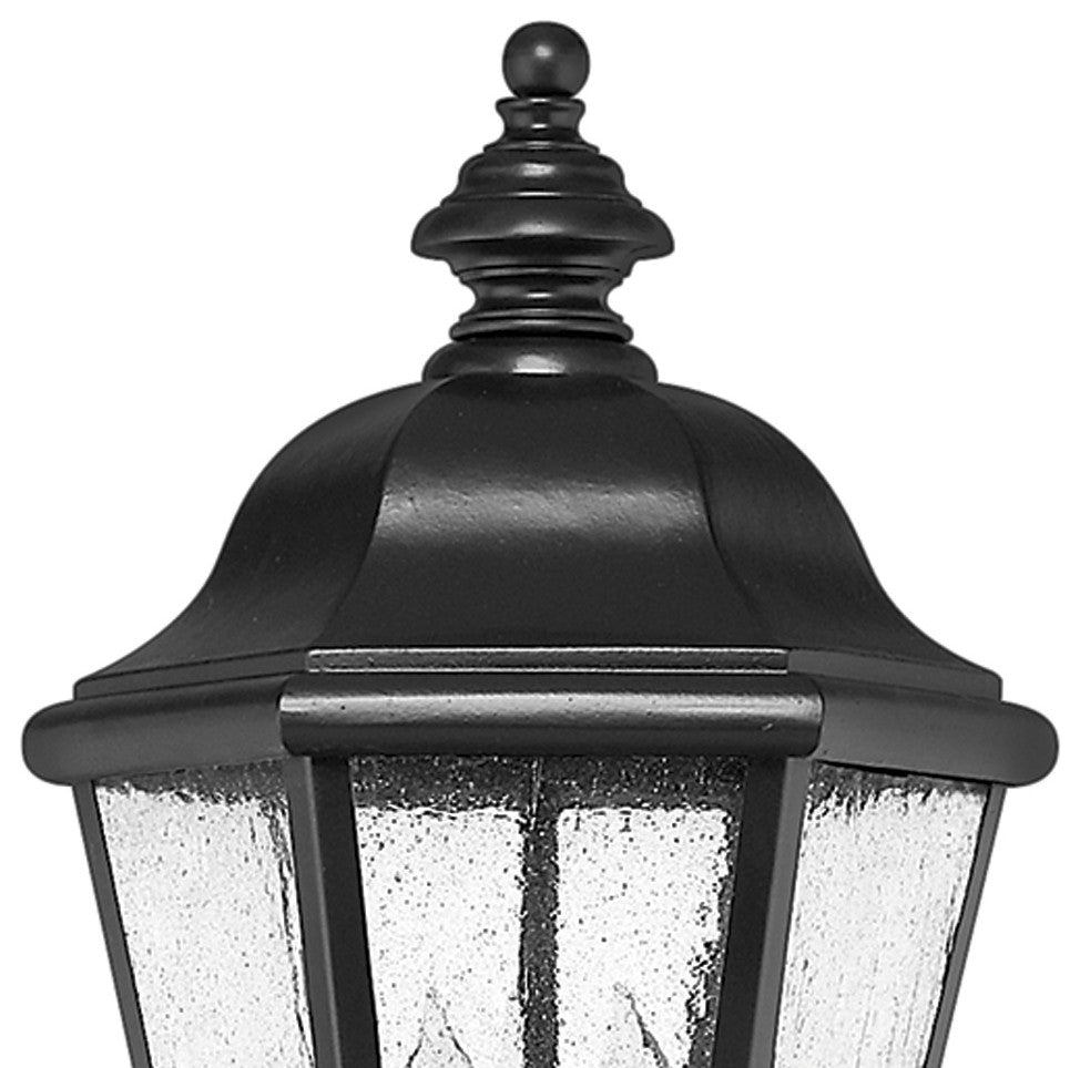 Hinkley Edgewater Large Post Top Or Pier Mount Lantern, Black