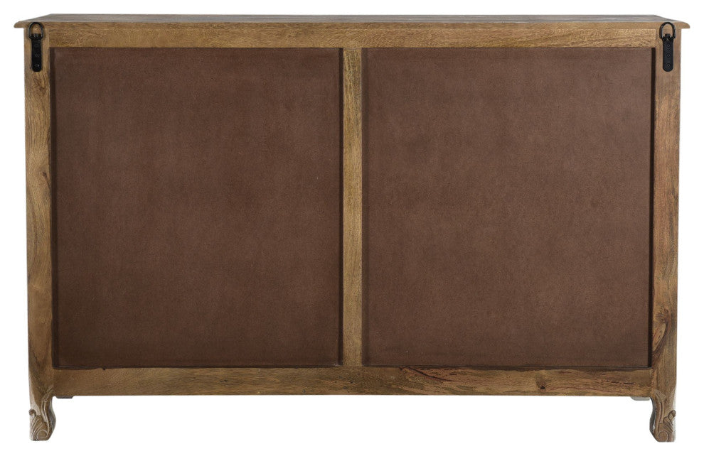 Delaney Carved Dresser, Warm Stone Gray