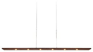 Vix 82" LED Linear Pendant, Walnut, 2700K