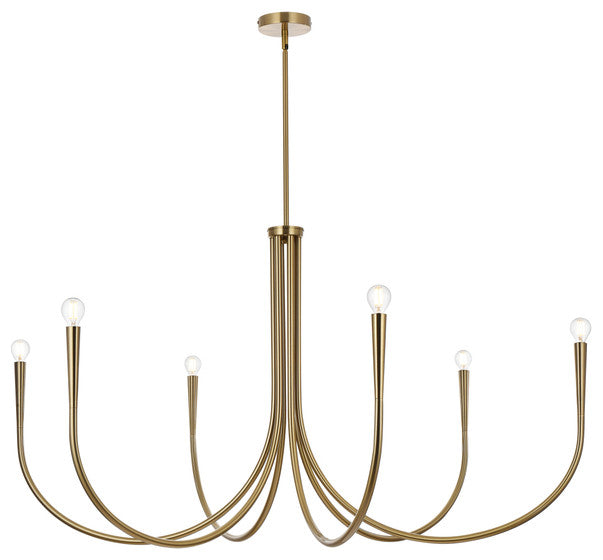 Home Living 50" Chandelier, Gold
