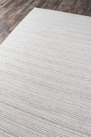 Momeni Andes Wool and Viscose Hand Woven Light Gray Runner 2'3"x8'