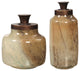 2-Piece Uttermost Elia Glass Containers