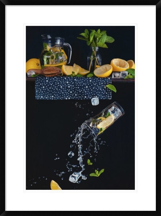 "Lemonade From The Top Shelf" Framed Digital Print by Dina Belenko, 24x32"