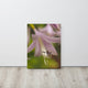 Close-up Hosta Bloom Floral Nature Photo Canvas Wall Art Print, 18" X 24"