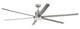 Mondo Ceiling Fan 80", Brushed Polished Nickel