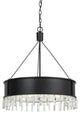 60W Roby Metal Chandelier, Iron Finish