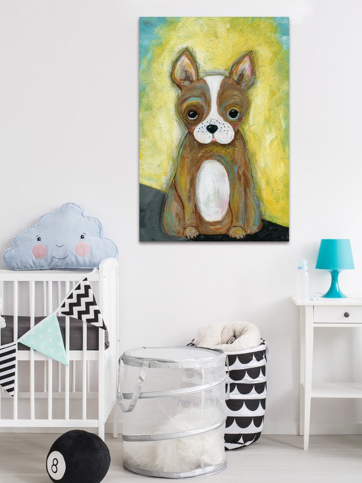 "Rocky" Painting Print on Wrapped Canvas, 16"x24"
