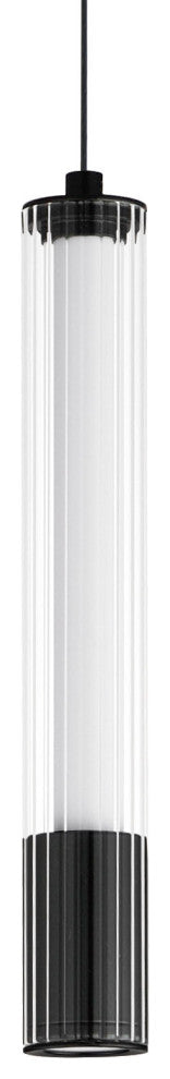 ET2 E11061-144 Cortex 11" Tall LED Mini Pendant - Black