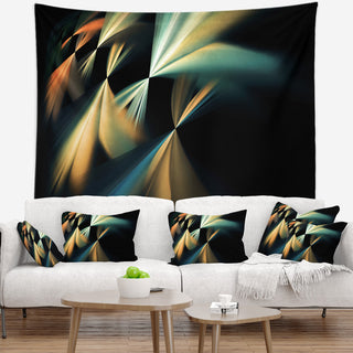 Floating Abstract Fractal Designs Abstract Wall Tapestry, 39"x32"