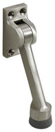 Nuk3y 5" Kick Down Door Holder, Satin Nickel
