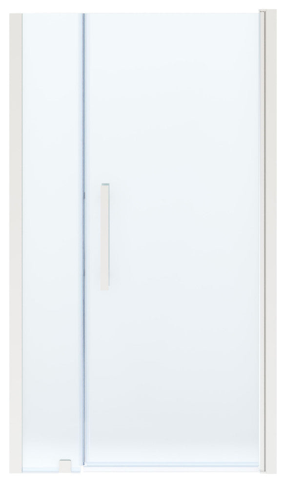 Pasadena 41 7/16-43 3/8"Wx72"H Alcove Pivot Shower Satin Nickel