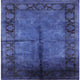 Ahgly Company Indoor Square Mid-Century Modern Area Rugs, 8' Square