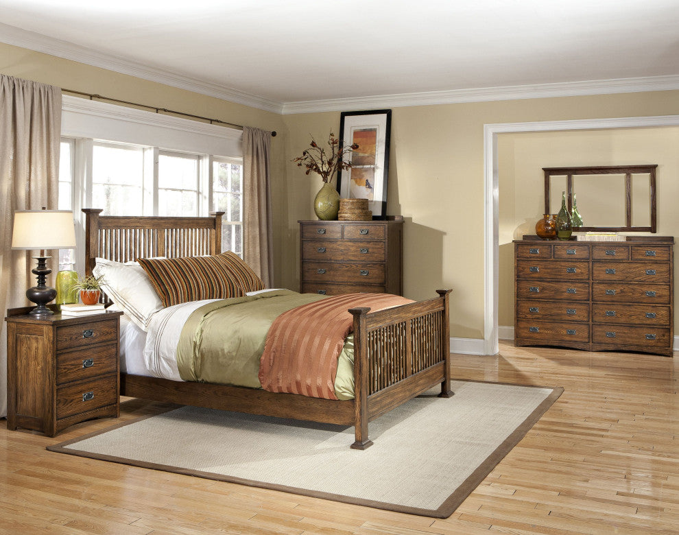 Oak Park 48" Wide Dresser Mirror, Mission