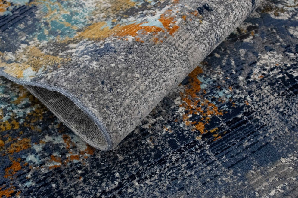 Noori Rug High-low Claudine Blue/Grey Rug