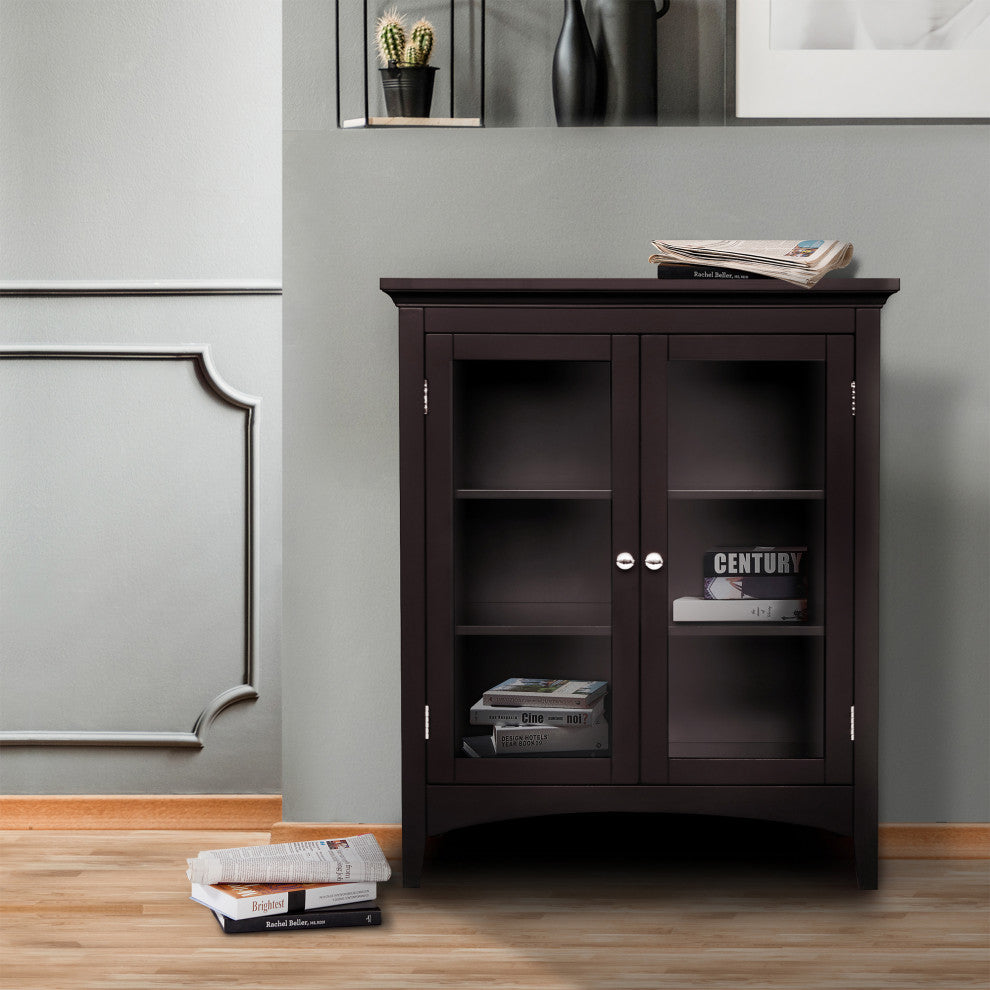Wooden Floor Cabinet Living Room Storage
