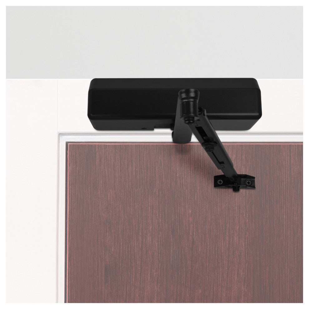 Nuk3y 9000 Series Grade 1 Heavy Duty Door Closer Size 1-6, ADA, UL Listed, Matte Black