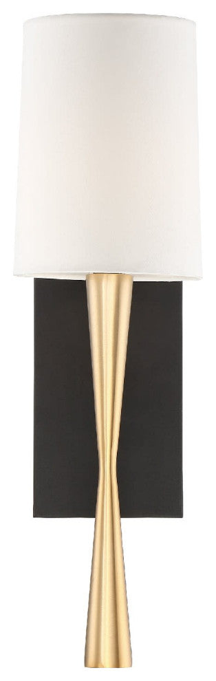 Crystorama Lighting Group TRE-221 Trenton 19" Tall Wall Sconce - Aged Brass /