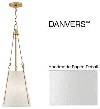 Hinkley Danvers Small Pendant, Lacquered Dark Brass