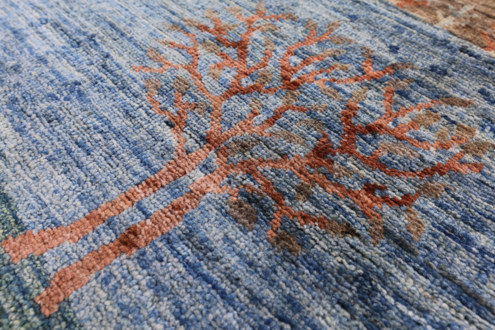 8' 10" X 11' 10" Persian Gabbeh Tribal Handmade Wool Rug Q7928