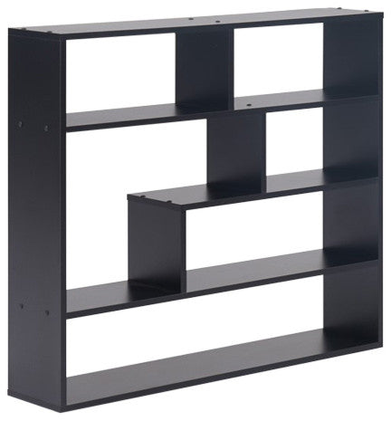 Danya B Large Rectangular Black Shelf Unit, Black