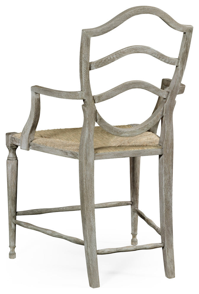 Bodiam Gray Oak Armchair
