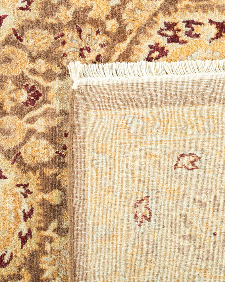 Mary, One-of-a-Kind Hand-Knotted Area Rug Brown, 6'2"x9'1"