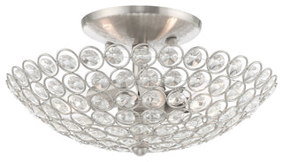 Livex Lighting Brushed Nickel 2-Light Ceiling Mount