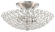 Livex Lighting Brushed Nickel 2-Light Ceiling Mount
