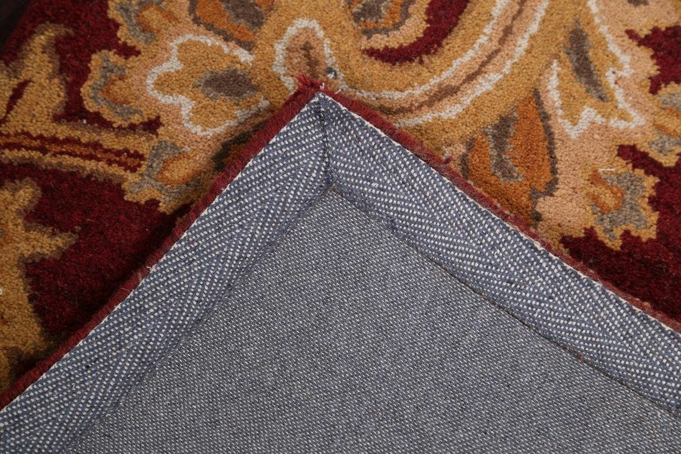 Paisley Hand Tufted Indian Oriental 100% Wool Area Rug, Runner 10'