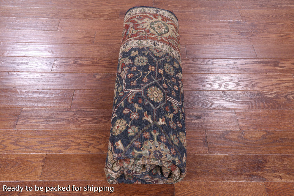 6' 1" X 8' 10" Heriz Serapi Handmade Wool Rug - Q16009