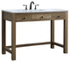 48" ADA Compliant Bathroom Vanity, Natural Oak