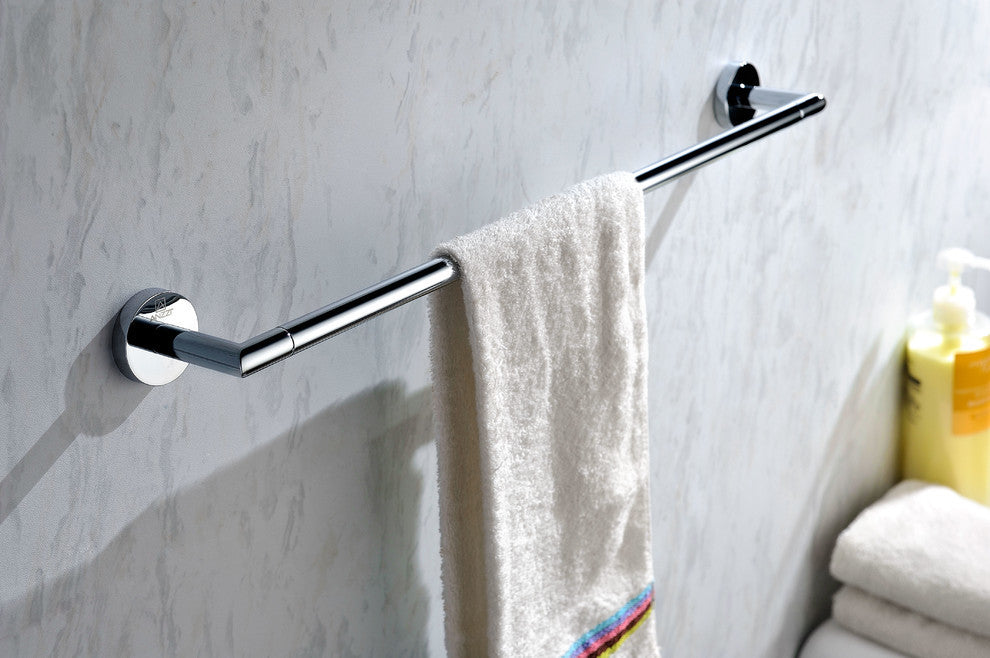 Caster 2 Series Towel Bar in Polished Chrome