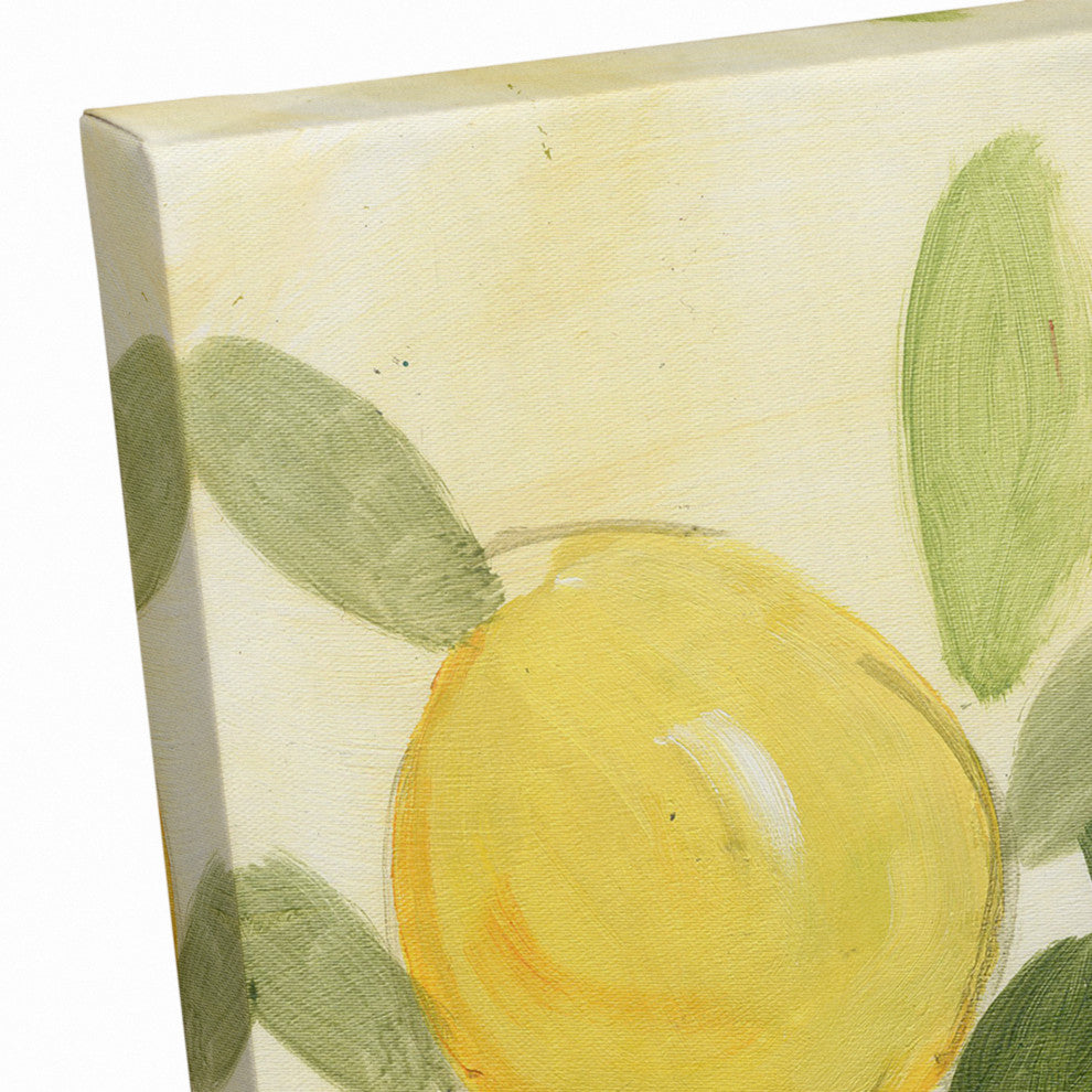 Painted Lemons 36x24 Canvas Wall Art