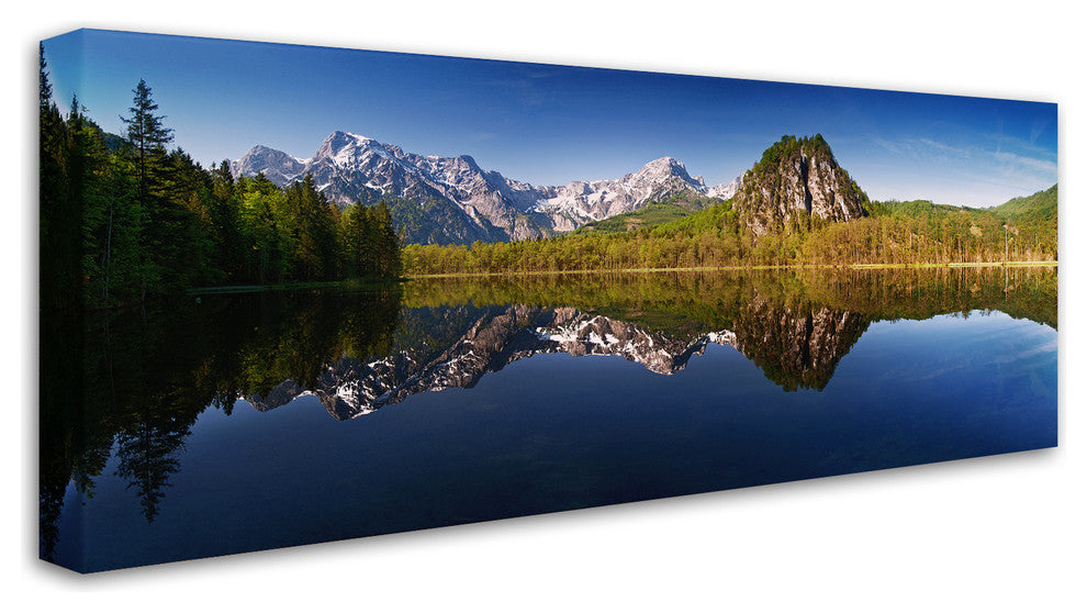 Burger Jochen 'Almsee' Canvas Art, 8x19
