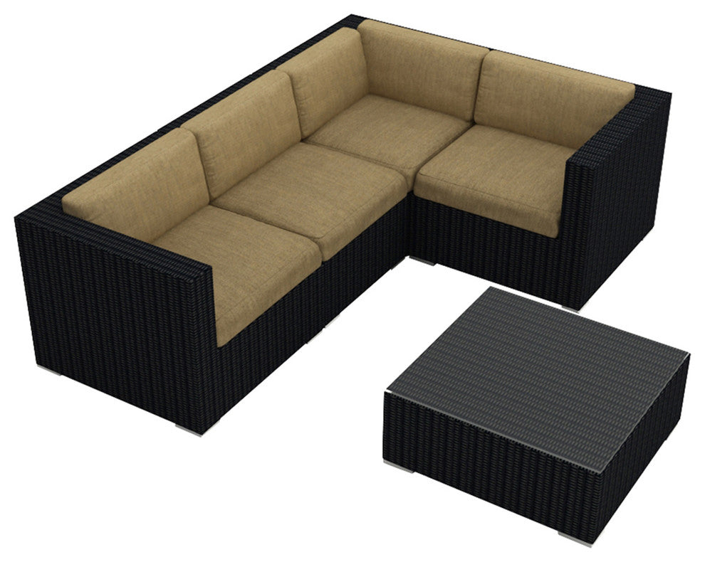 Urbana 5 Piece Sectional Set, Heather Beige