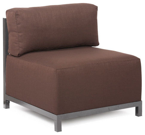 Axis Chair With Cover, Titanium Frame, Sterling Chocolate