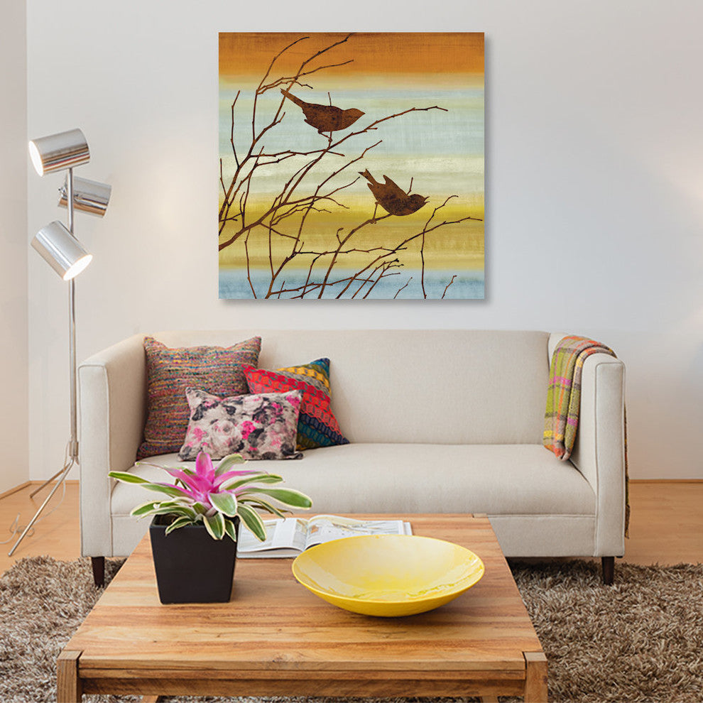 "Morning Song I" by Chris Donovan, Canvas Print, 37"x37"