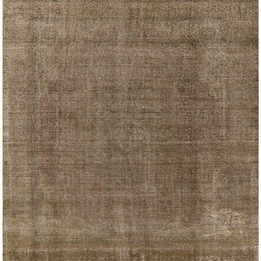 Ahgly Company Indoor Square Mid-Century Modern Area Rugs, 7' Square