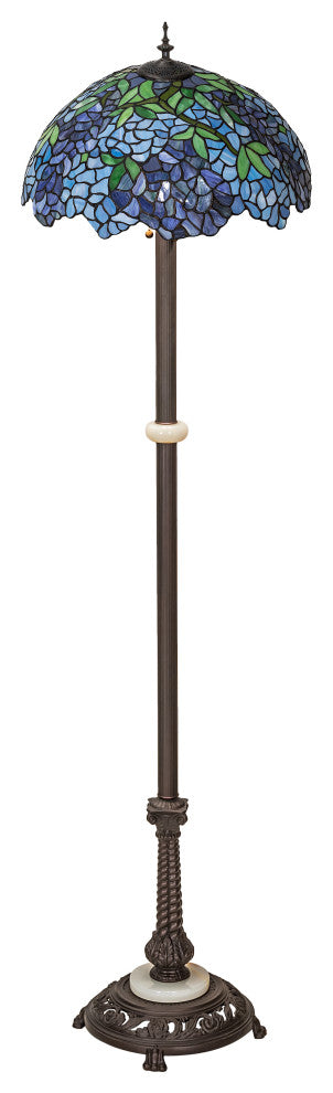 62 High Tiffany Wisteria Floor Lamp