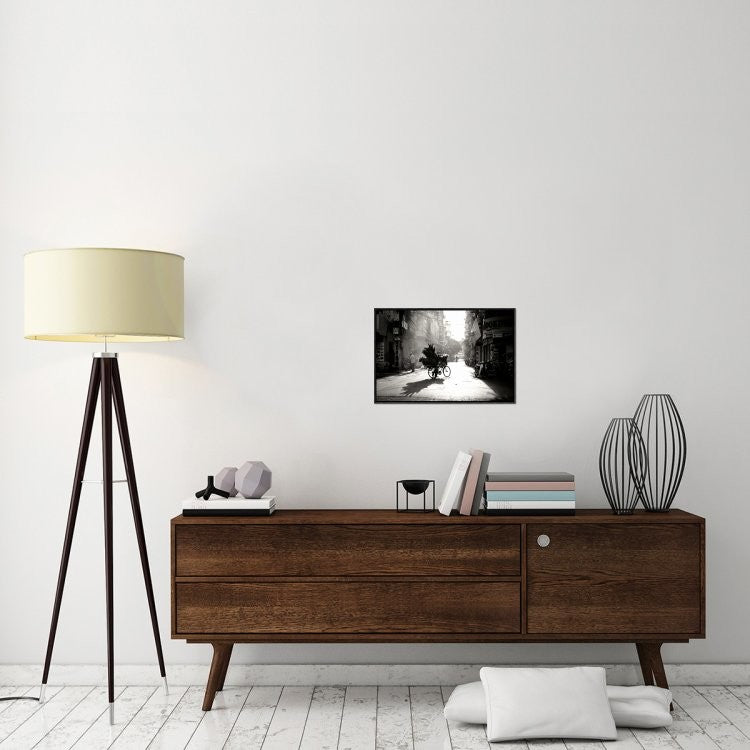 "Early Morning" Framed Canvas Giclee by Diana Popescu, 23x16"