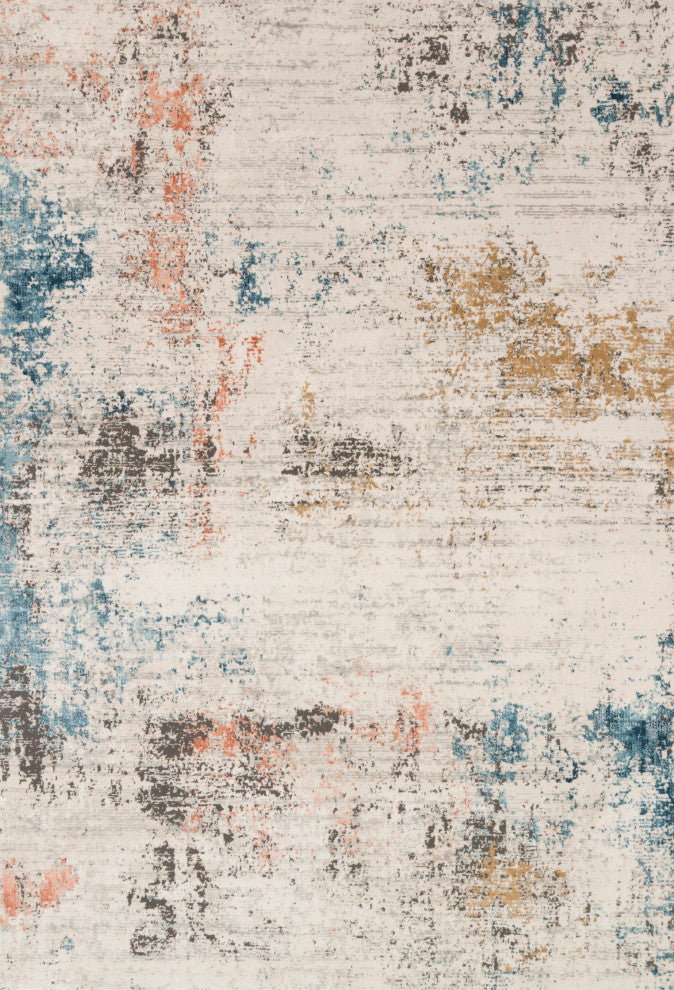 Loloi Rugs ALC-03 Area Rug, Ivory/Multi, 1'6"x1'6" Sample