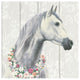 "Spirit Stallion I on Wood" Digital Paper Print by James Wiens, 42"x42"