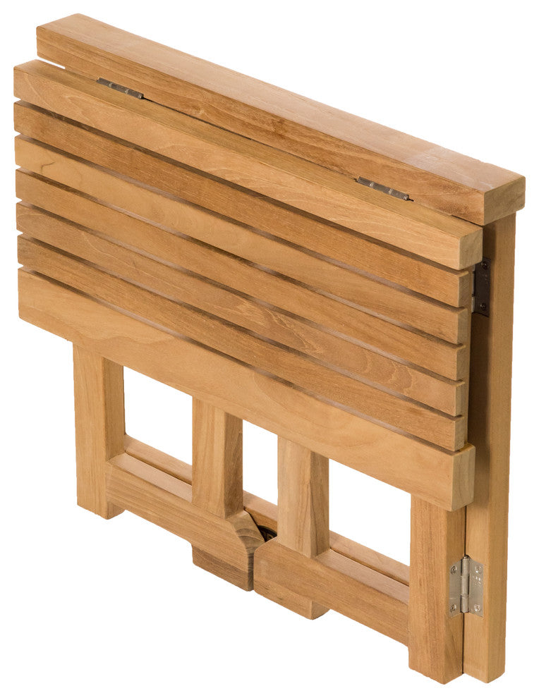 Teak Shower Bench Folding Gateleg 20" (51 cm)