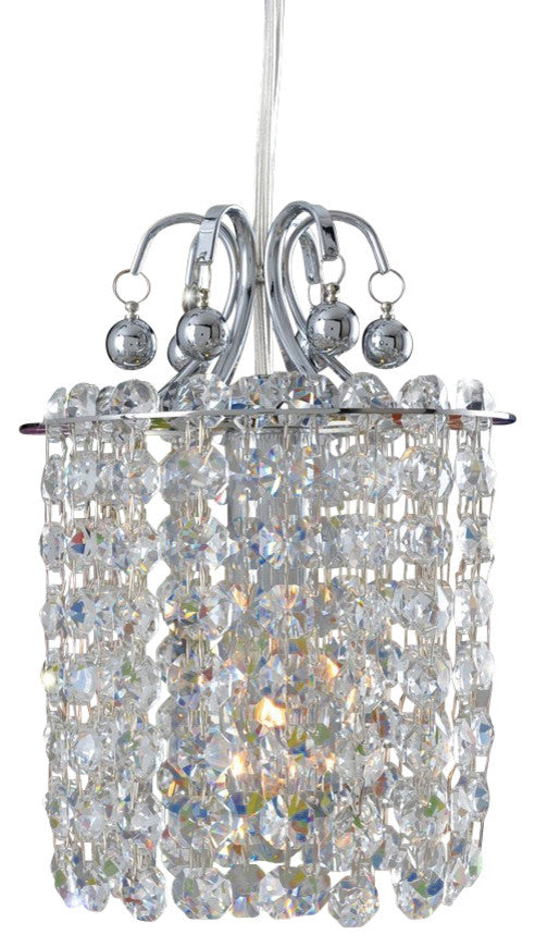 Milieu 1-Light Modern Mini-Pendant, Firenze Dark Sapphire