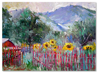 'Foothills' Canvas Art by Richard Wallich