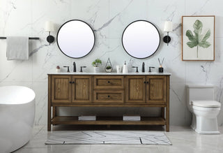 Home Living 22" Transitional Driftwood-Light Bathroom Vanity