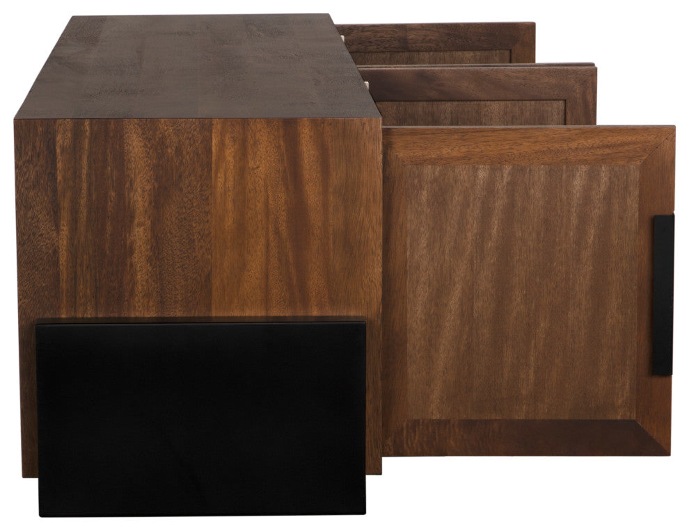 NOIR Furniture Phoenix Sideboard, Dark Walnut