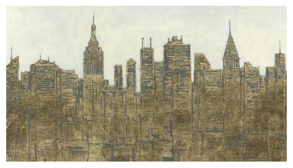 "Lavish Skyline" Digital Paper Print by James Wiens, 24"x14"