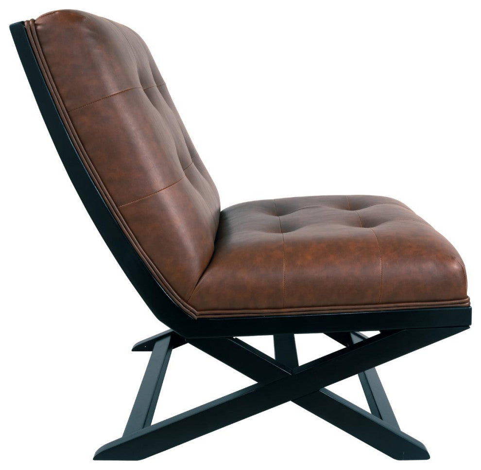 Sidewinder Accent Chair, Brown